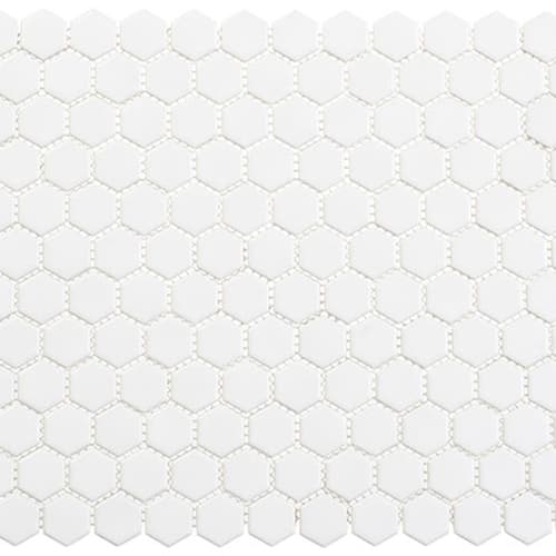 Freedom Avenue Collection - 3/4" Hex by Glazzio Tiles - Liberty Pure