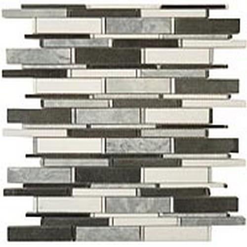 Mugworth-Thassos White-Basalt 4"Xrandom Bricks