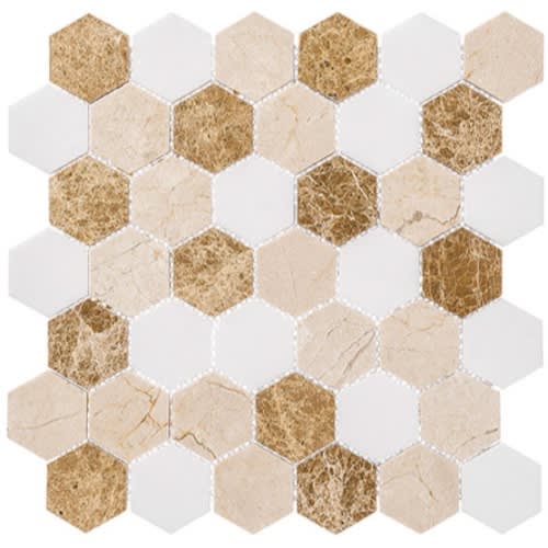 Colonial by Glazzio Tiles - Providence Pier 2" Hex