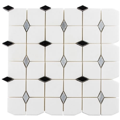 Kings Landing by Glazzio Tiles - Royal Sable 2" Squares