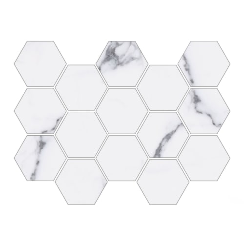 Hex Statuarietto by Get Floored - White