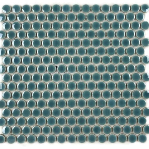 Mosaic by Adex Usa - Denim Penny Rounds