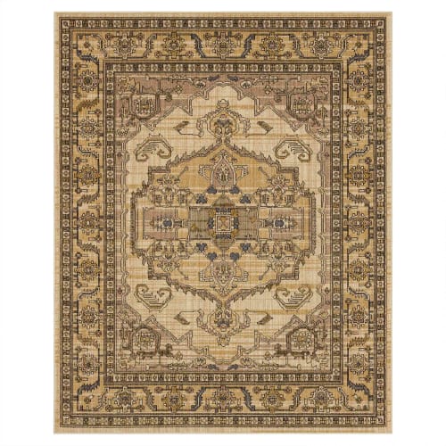 Aghstafa Gold by Karastan Rugs - Gold 5'3"X7'10"