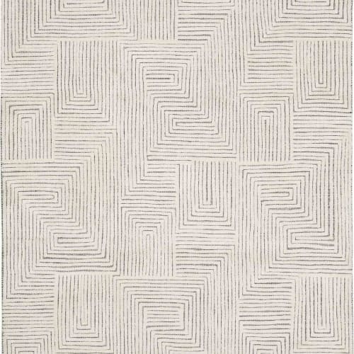 Algiers Black/White by Karastan Rugs - Black/White 6'X9'