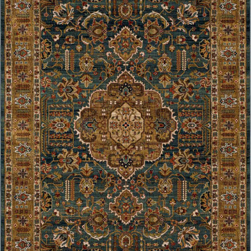 Aksum Aquamarine by Karastan Rugs - Aquamarine 5'3"X7'10"