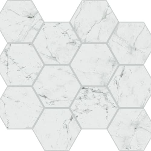 Carrara Honeycomb Mosaic