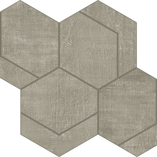 Metal Gray Hexmark Mosaic