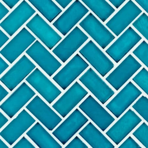 5/8" Herringbone Border Mosaic by Jeffrey Court - Kotor