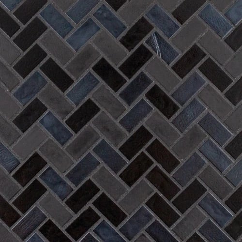 5/8" Herringbone Mosaic by Jeffrey Court - Waimea