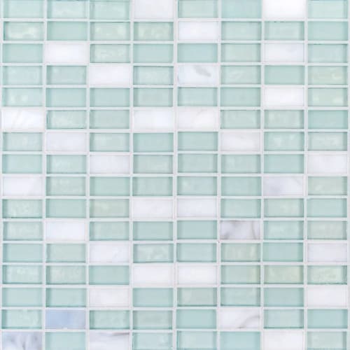 5/8" Stack Brick Blend Mosaic by Jeffrey Court - Mo'orea