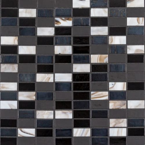 5/8" Stack Brick Blend Mosaic by Jeffrey Court - Waimea