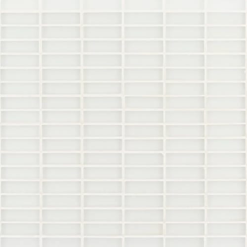 Dry Ice Mosaic by Jeffrey Court - White