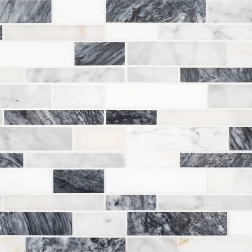 Bermuda Mosaic by Jeffrey Court - White