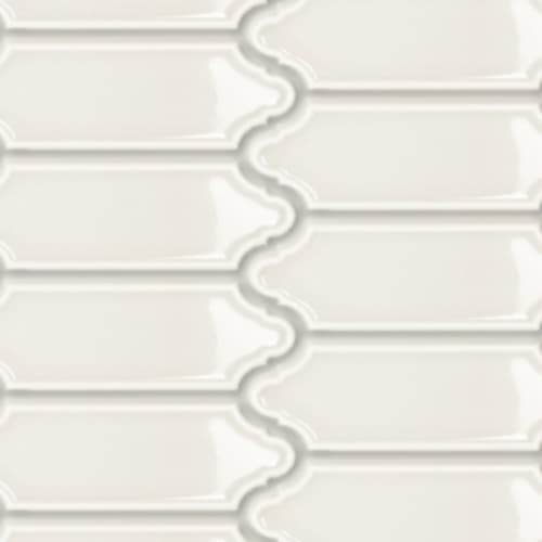 Bianco - 2X6 Elongated Arabesque