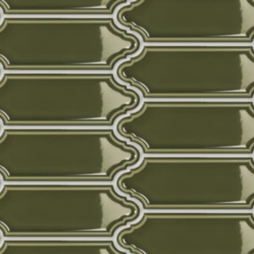 Olive - 2X6 Elongated Arabesque