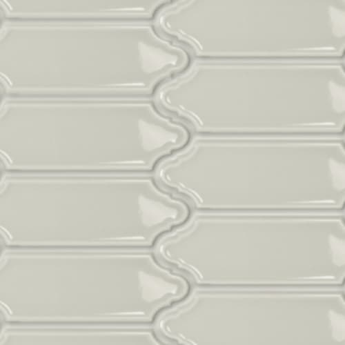 Pewter - 2X6 Elongated Arabesque