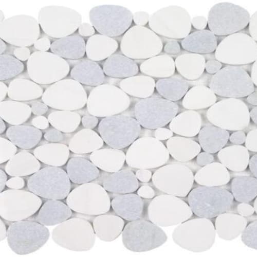 Italian White Blue Celeste