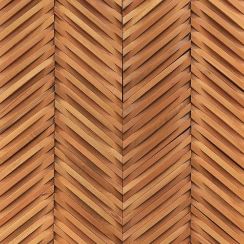 Wall -  Inceptiv - Curva Chevron by Duchateau - Golden Oak