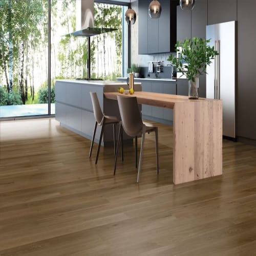 Elegancia Collection - Brushed White Oak Solid 3/4 by Mercier - Fuego 3.25
