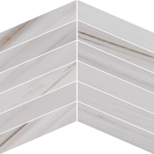 Majestic White Lasa Polished Chevron