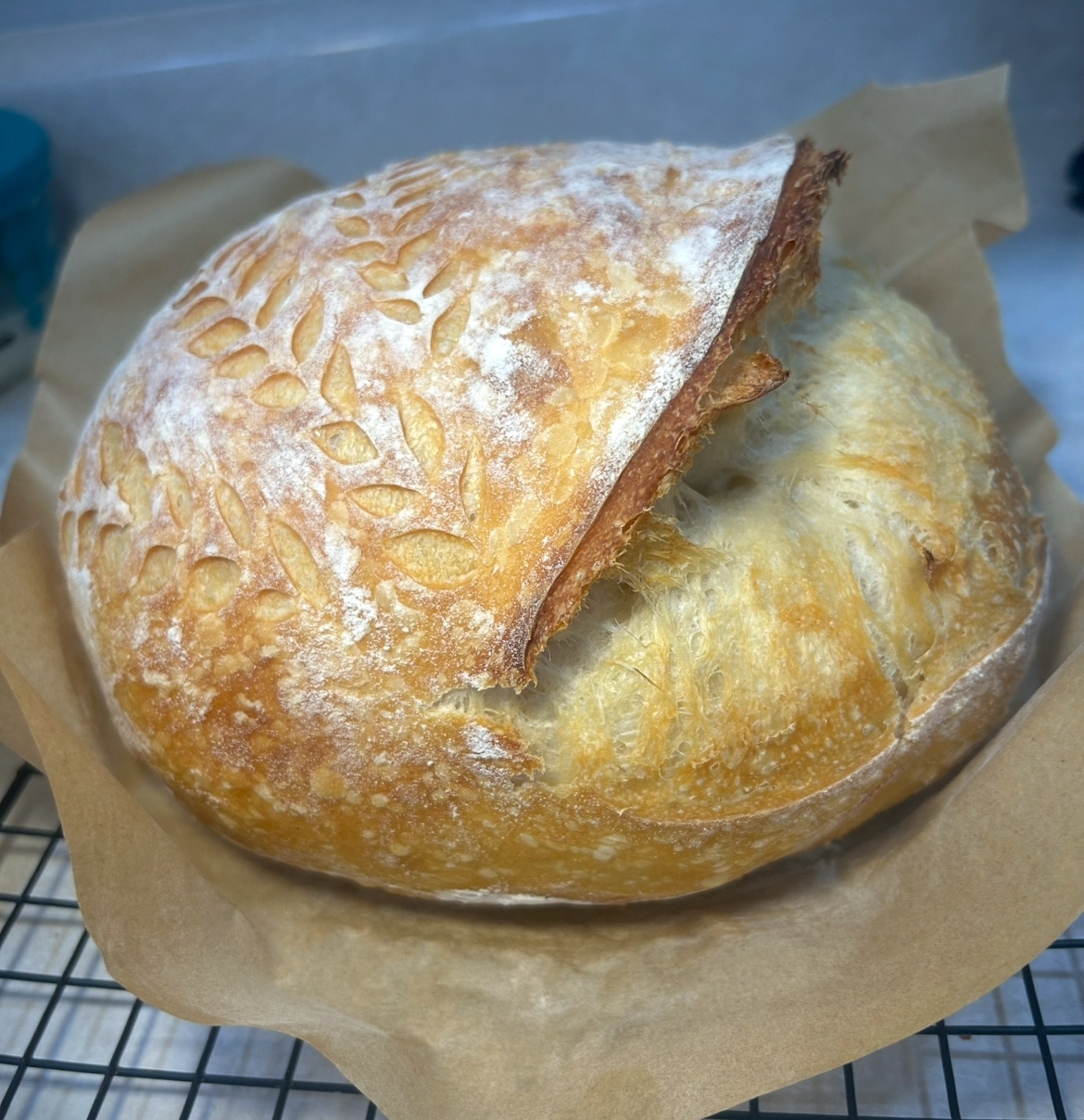 Sourdough-white loaf