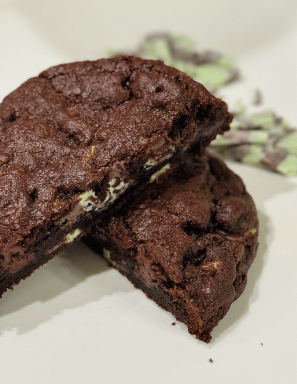 Mint Brownie Chocolate Chip Cookie (1 count)