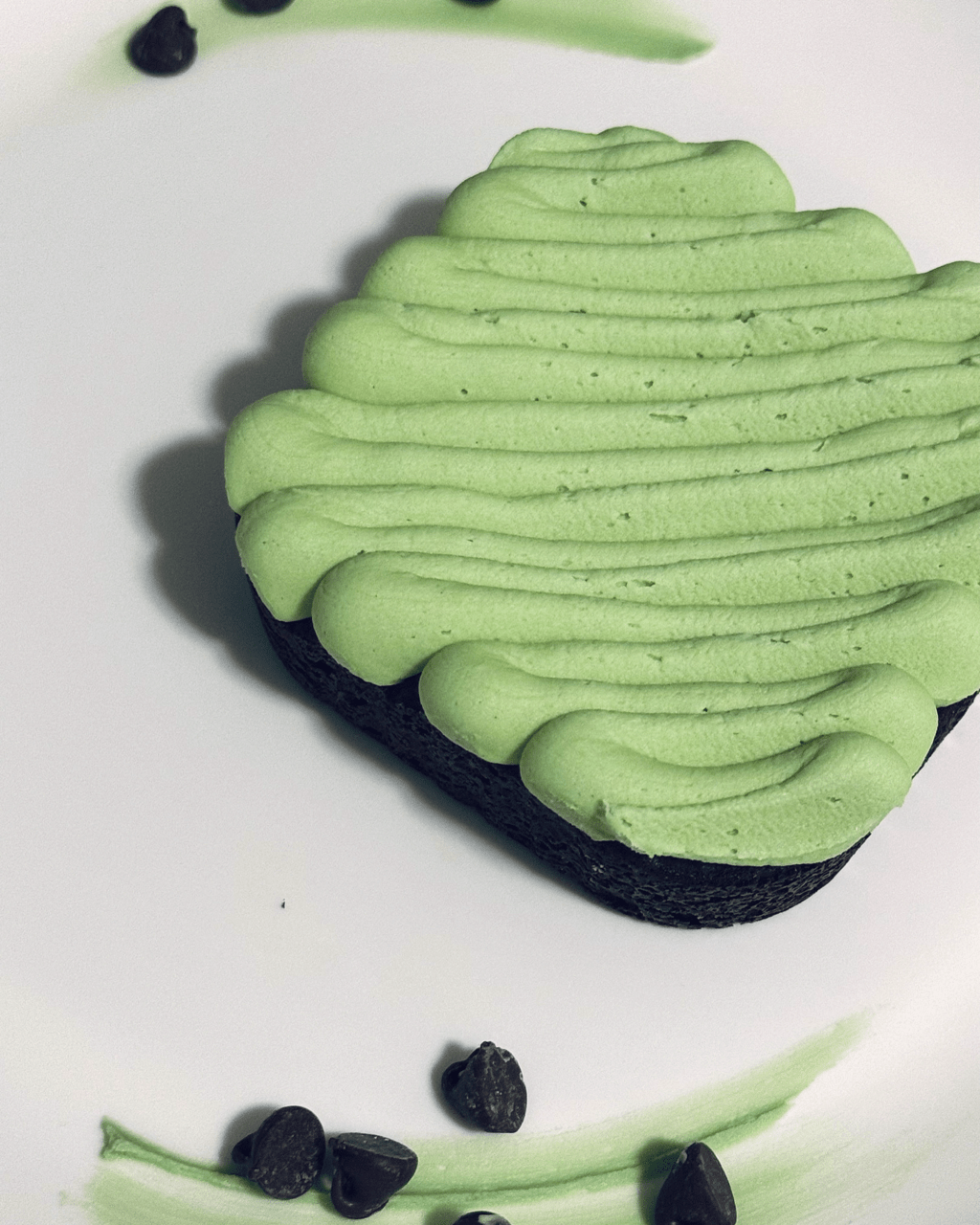Mint Frosted Brownie Square (1 count)