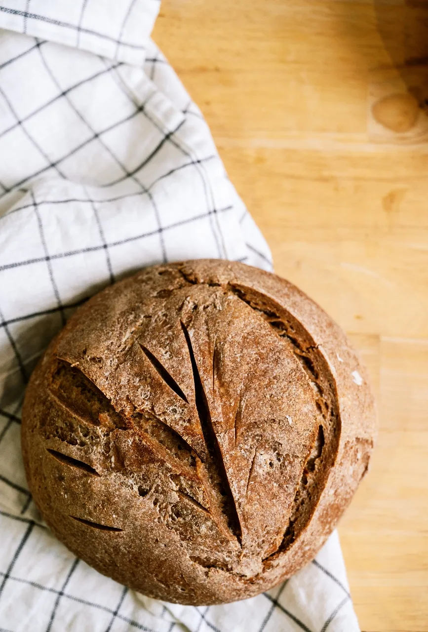 100% Whole Wheat Sourdough Artisan Bread