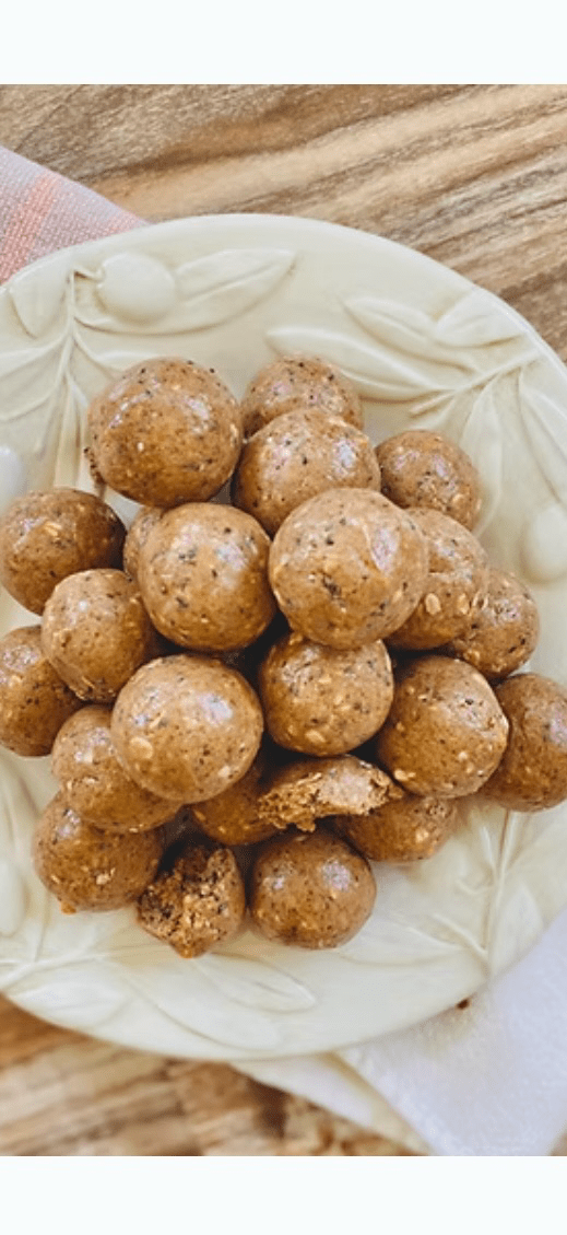 Salted caramel pretzel brownie protein bites dozen