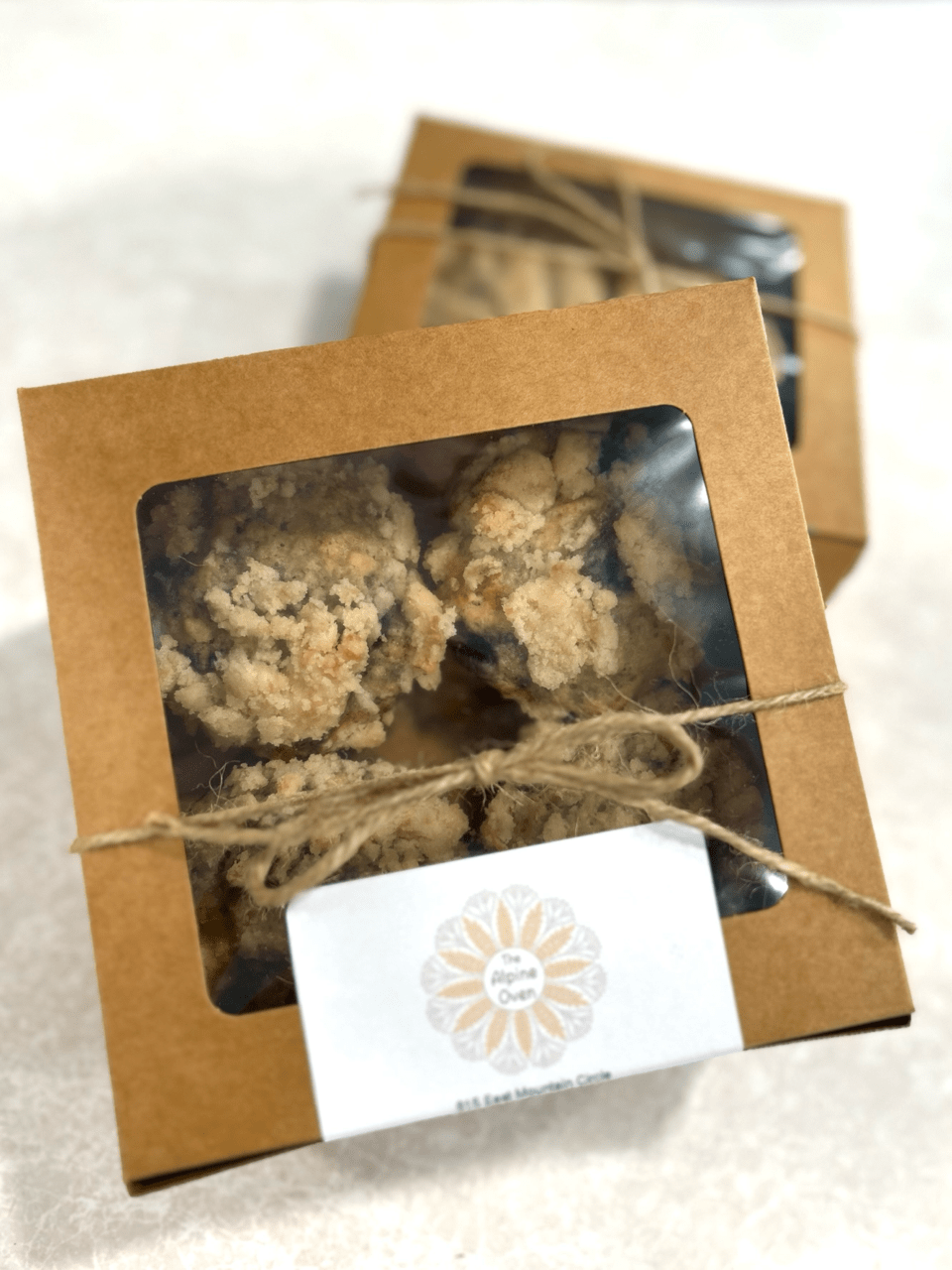 Blueberry coconut muffins (4 count)