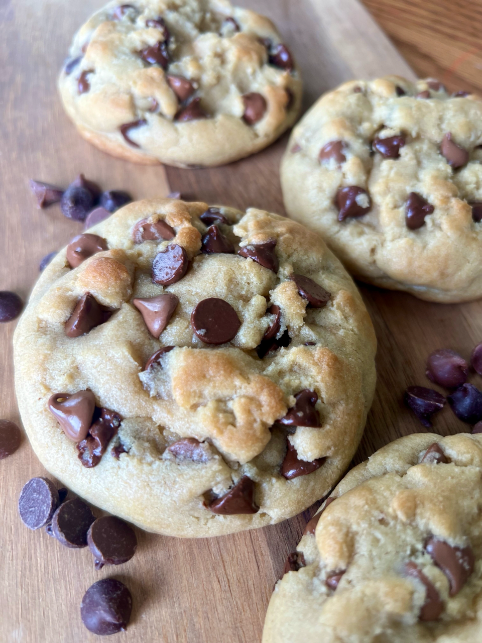 WARM Jumbo Chocolate Chip Cookies (baked fresh)