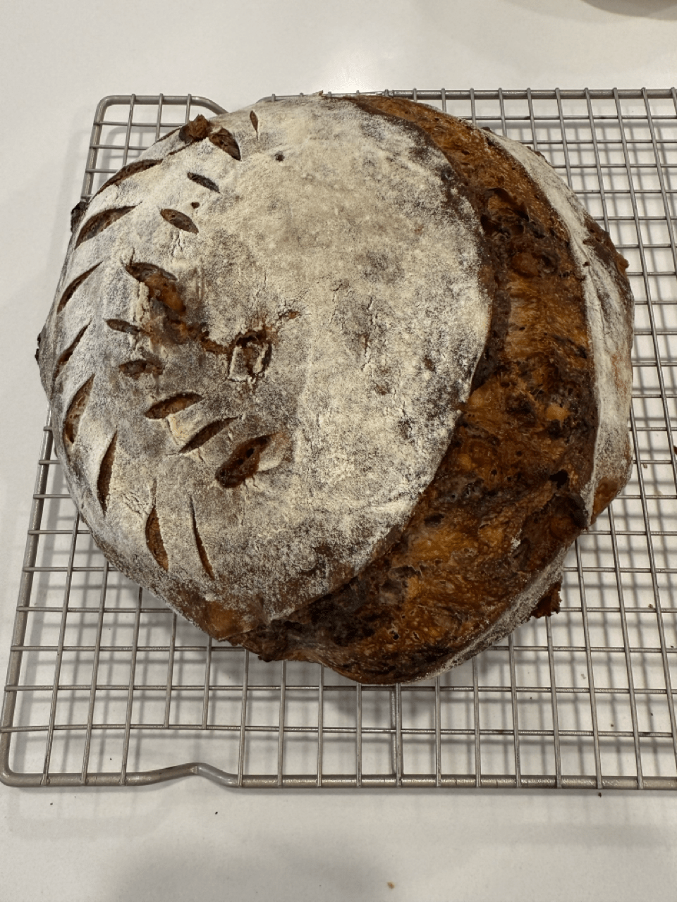 White Chocolate Oreo Sourdough Loaf