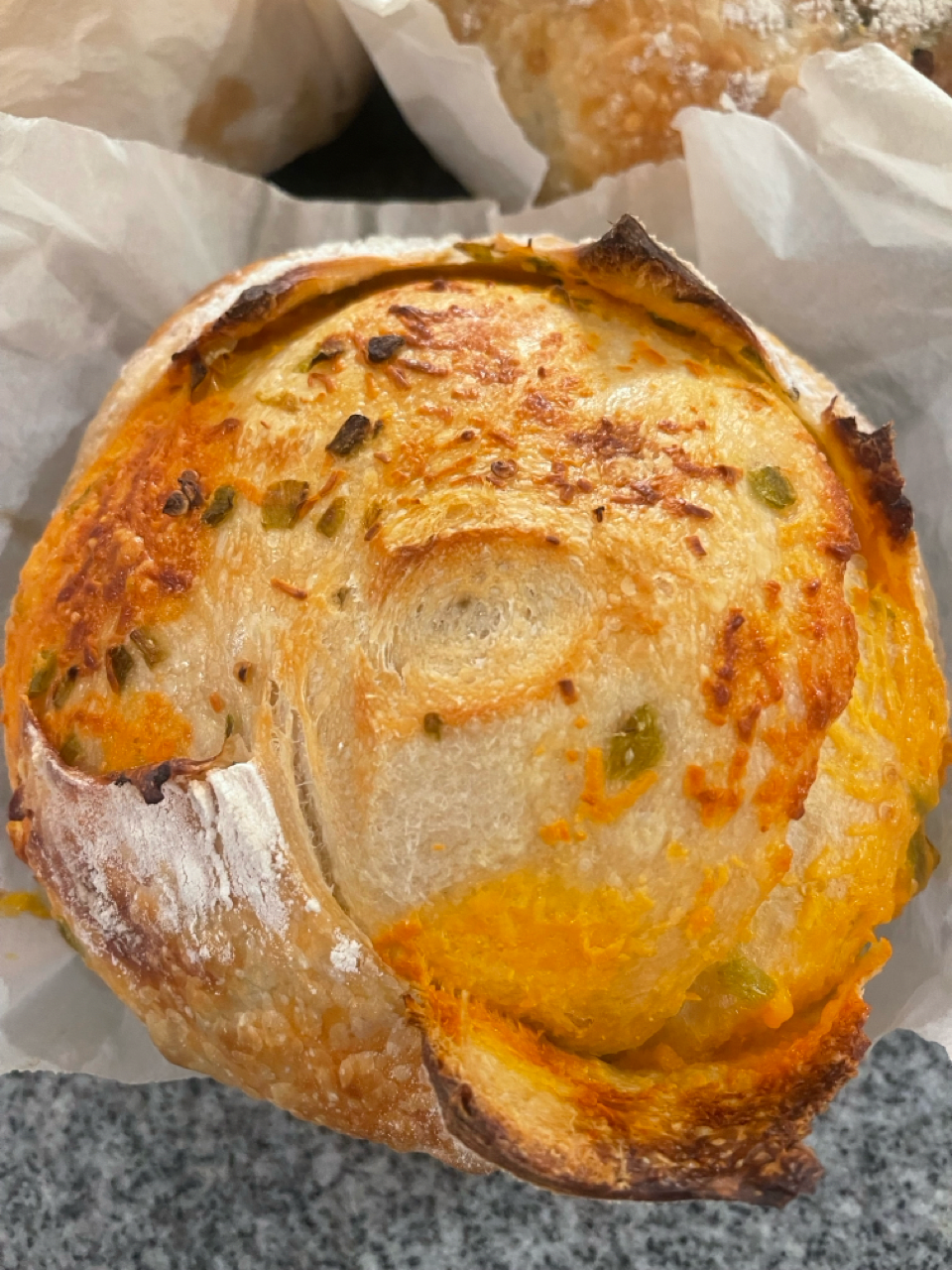 Green Chile Cheese loaf