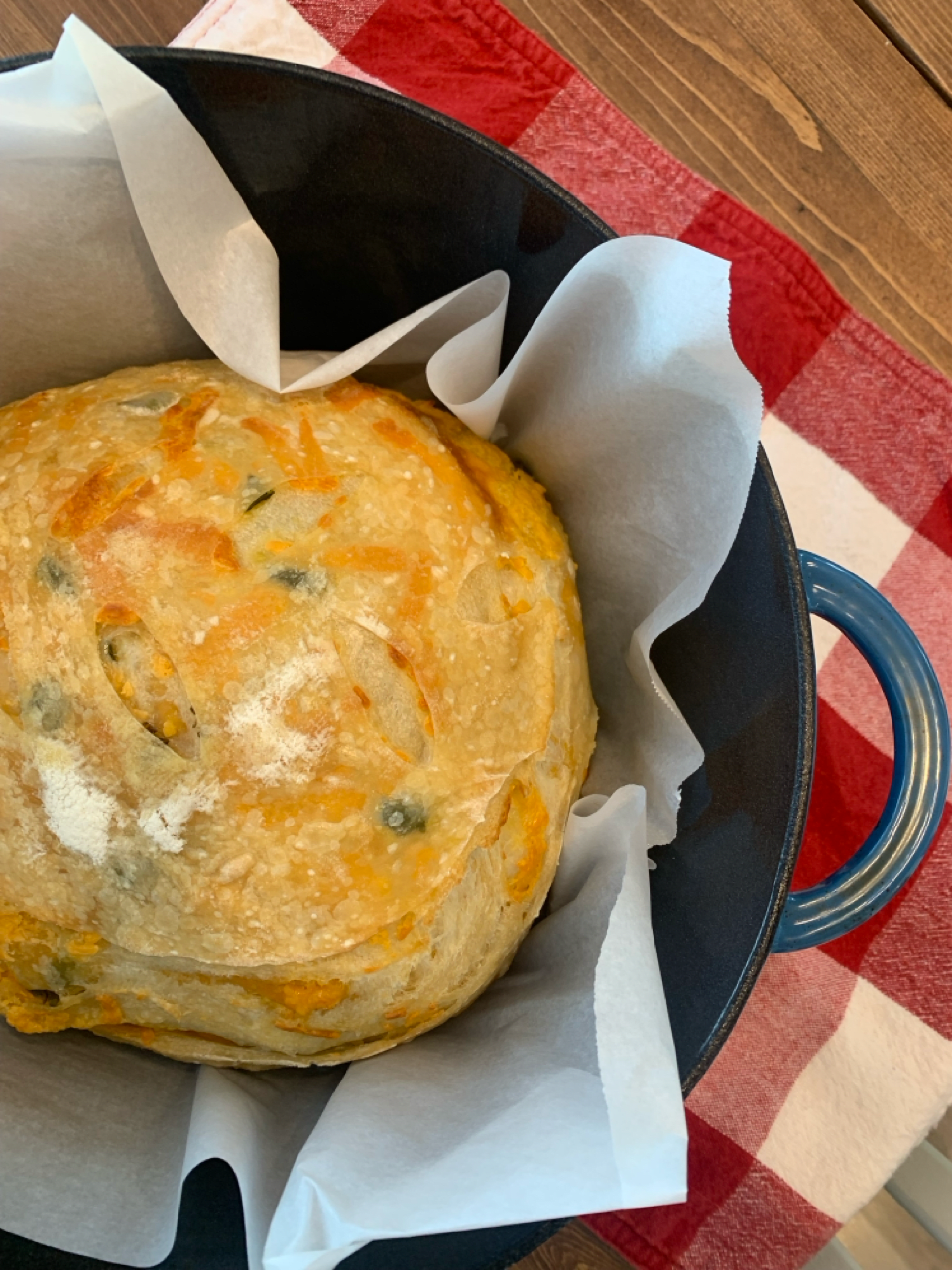 Cheddar Jalapeño Sourdough