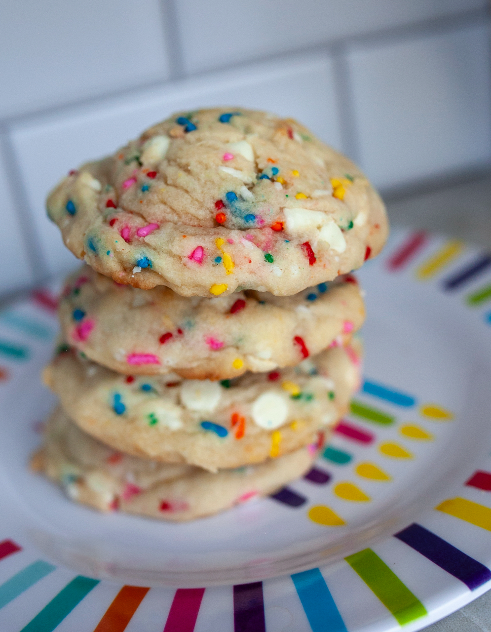 Birthday Cake Chip Cookies (6 count)
