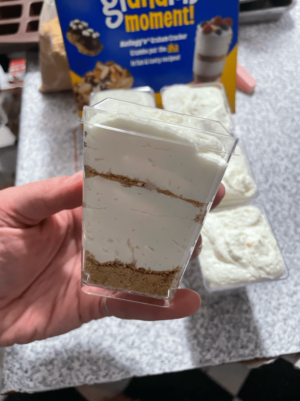 No bake cheesecake cups