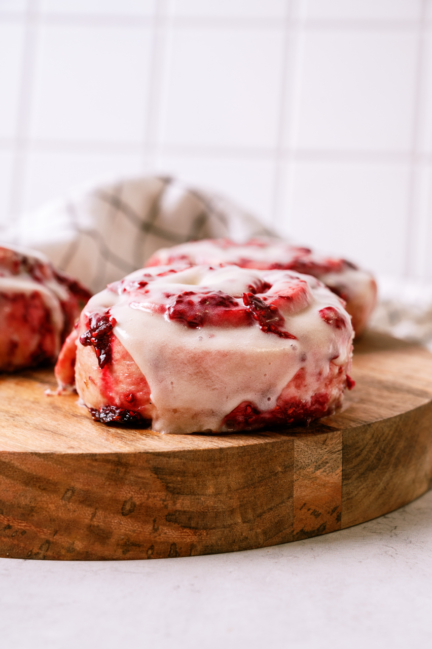 Raspberry Rolls 4 Count