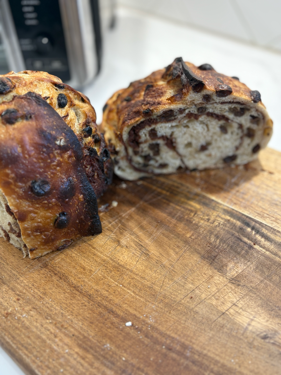Cinnamon raisin sourdough loaf