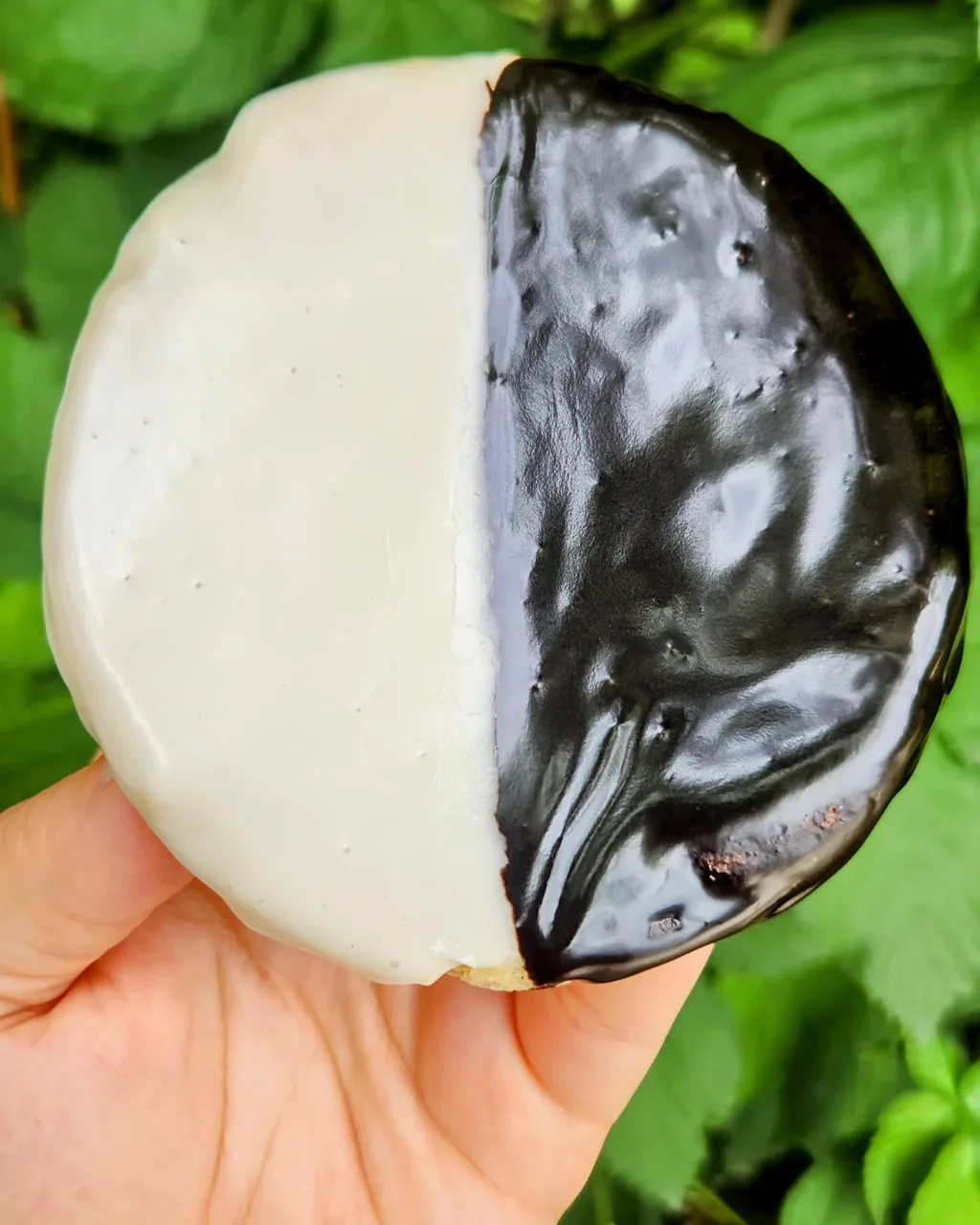 Black and White Cookie (Vegan & Gluten Free)