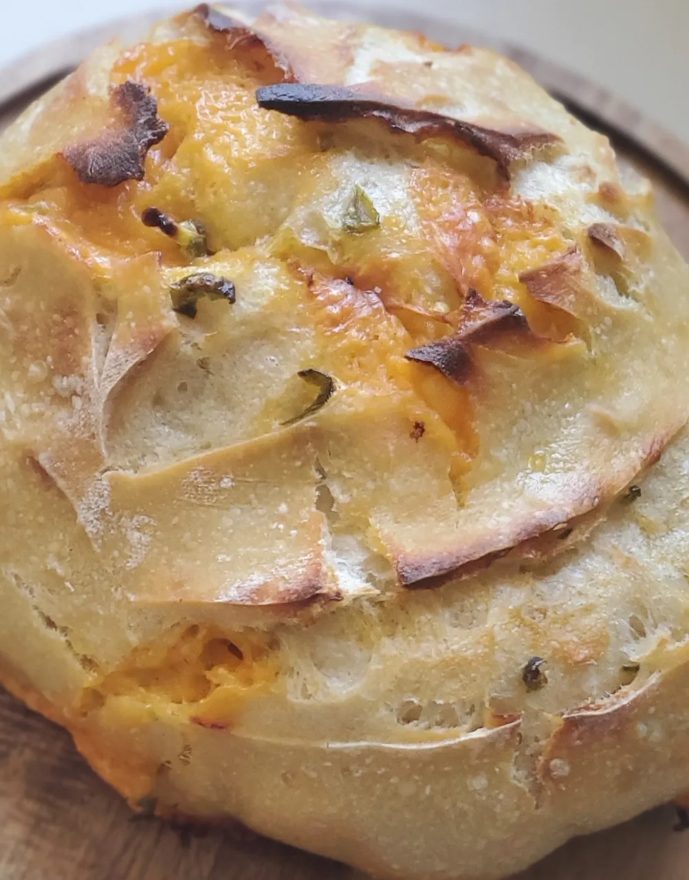 Sourdough Artisan Bread- Jalapeño & Cheddar