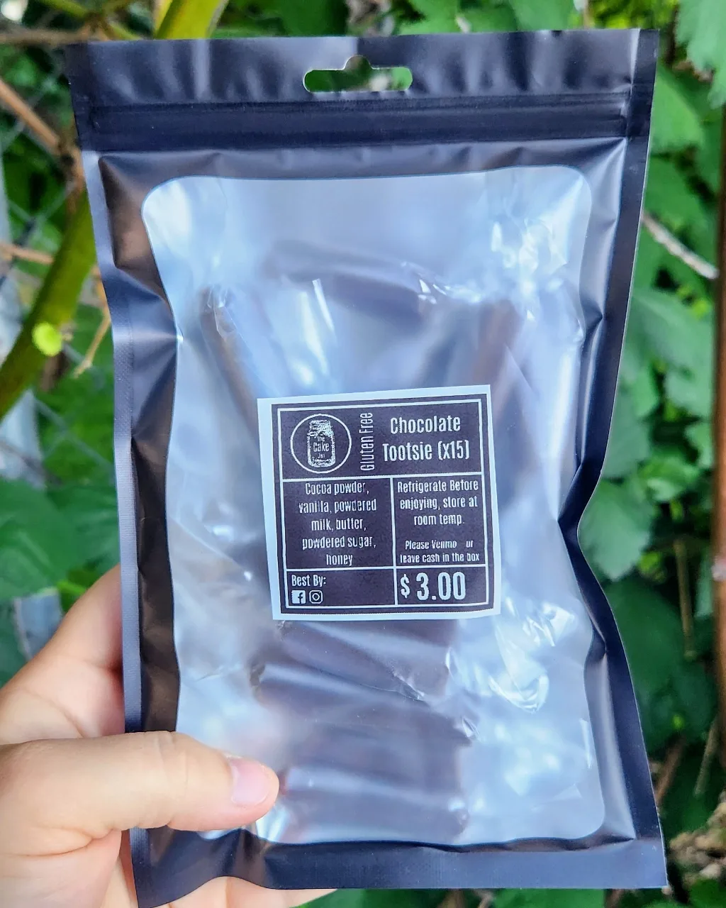 Chocolate Tootsie (x15 Gluten Free)