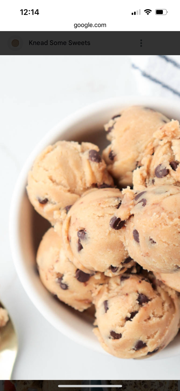 Cookie Dough, Makes a Dozen