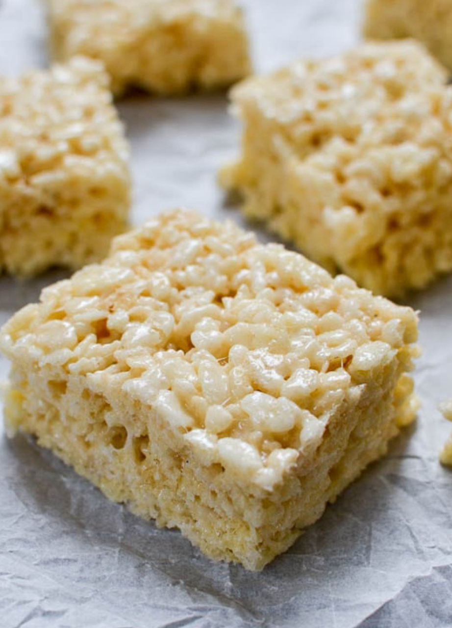 A Dozen Rice crispy treats
