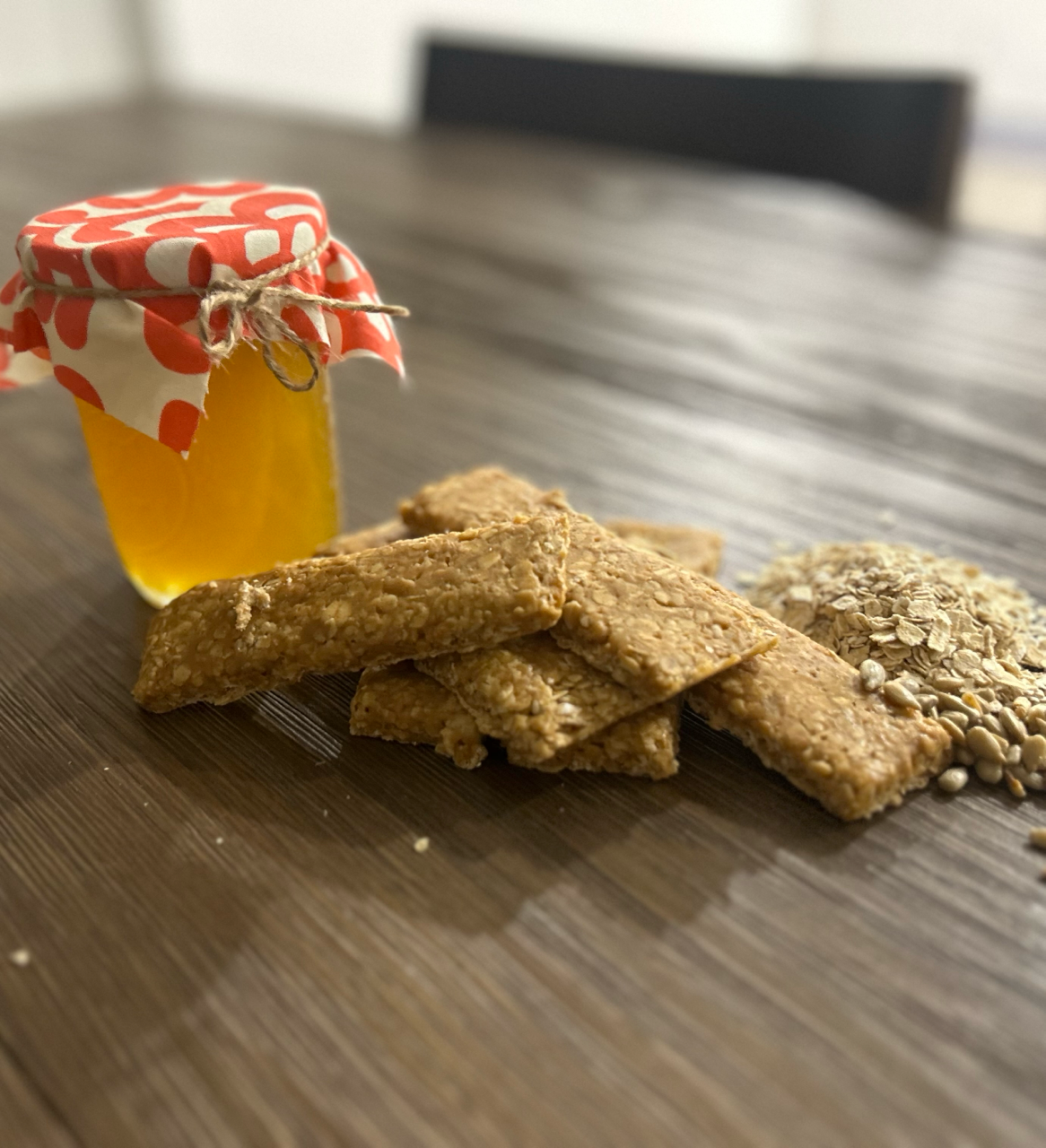 Local honey oat granola bars, 6