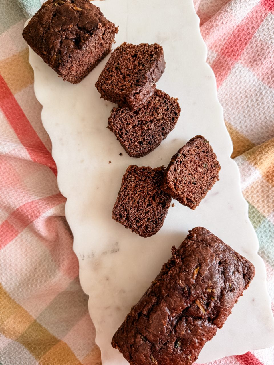 Chocolate Zucchini Bread Mini Loaf