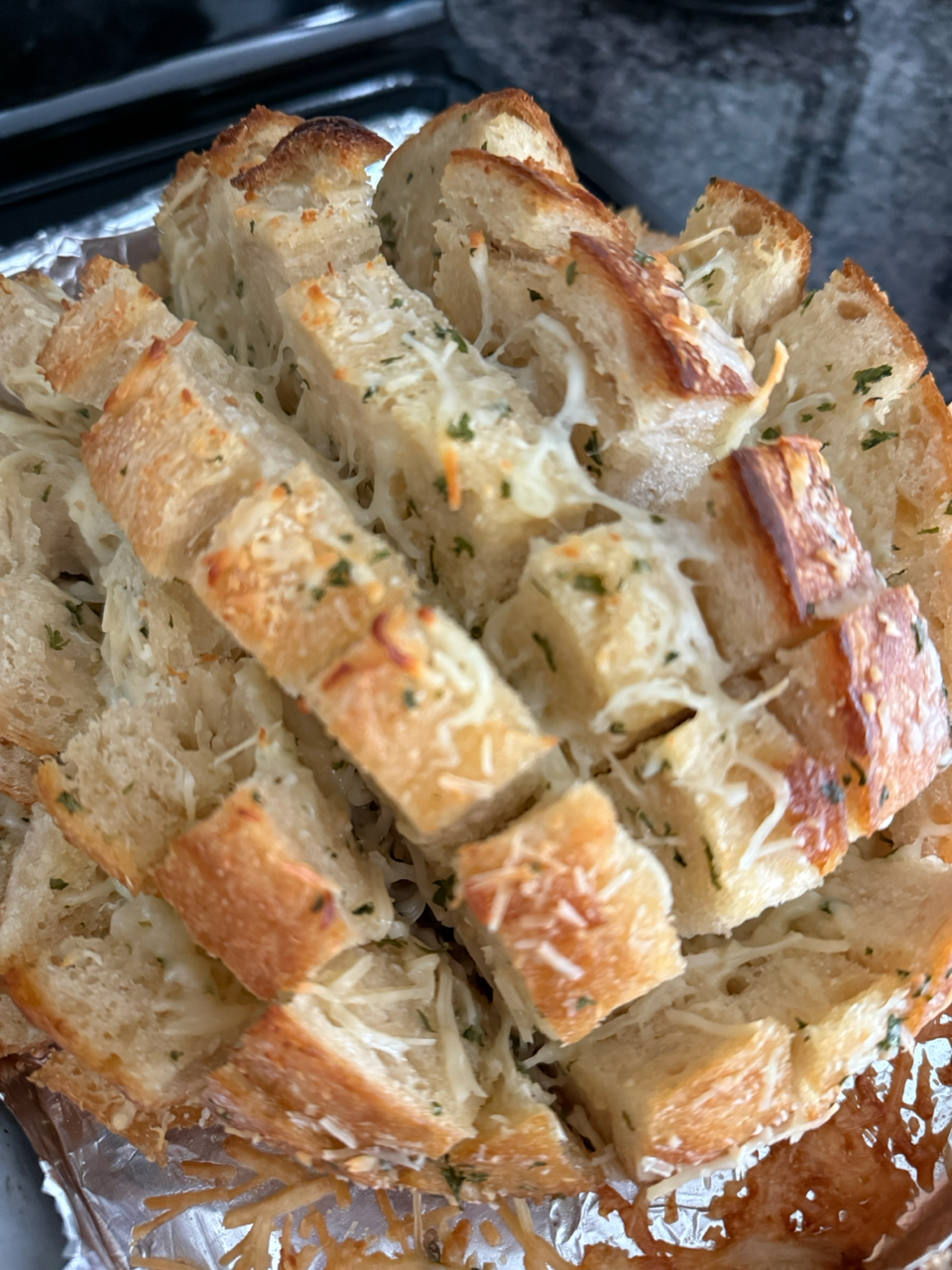 Cheesy Garlic Take-n-Bake Loaf