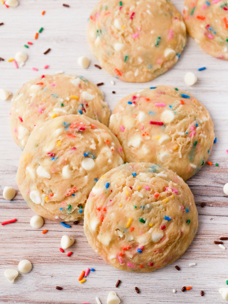Party (Birthday Cake Flavor) Chip Cookies (6 count