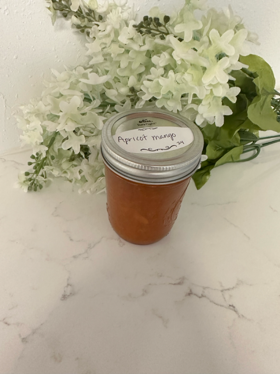Apricot mango jam