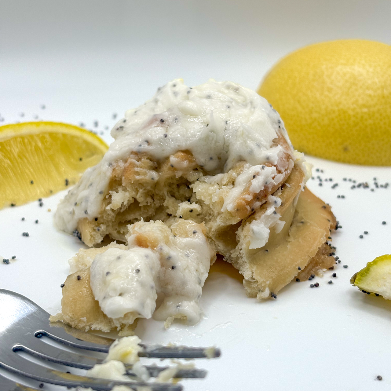 The Poppy - Lemon Poppyseed Roll (4 count)