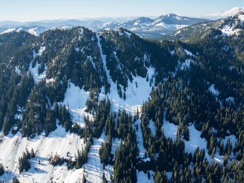 Twin Lakes + Zipper Couloir
